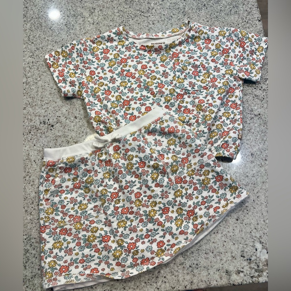 Bear Paw outfit matching set girls size 7-8